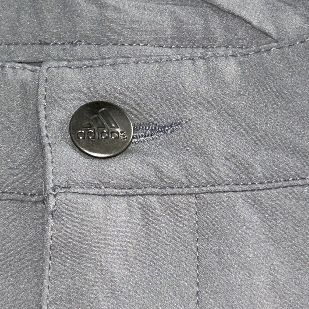Men’s Adidas Gray Chino Pants Classic Style Size 46